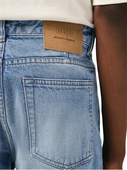 Jeans Straight Fit AMI PARIS | HTR001DE0046480